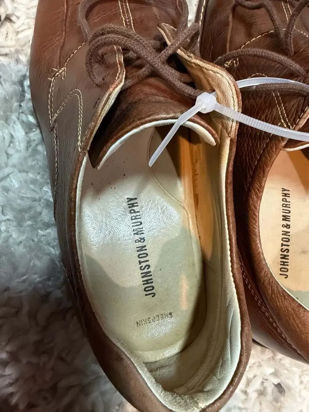 Johnston & Murphy brown leather